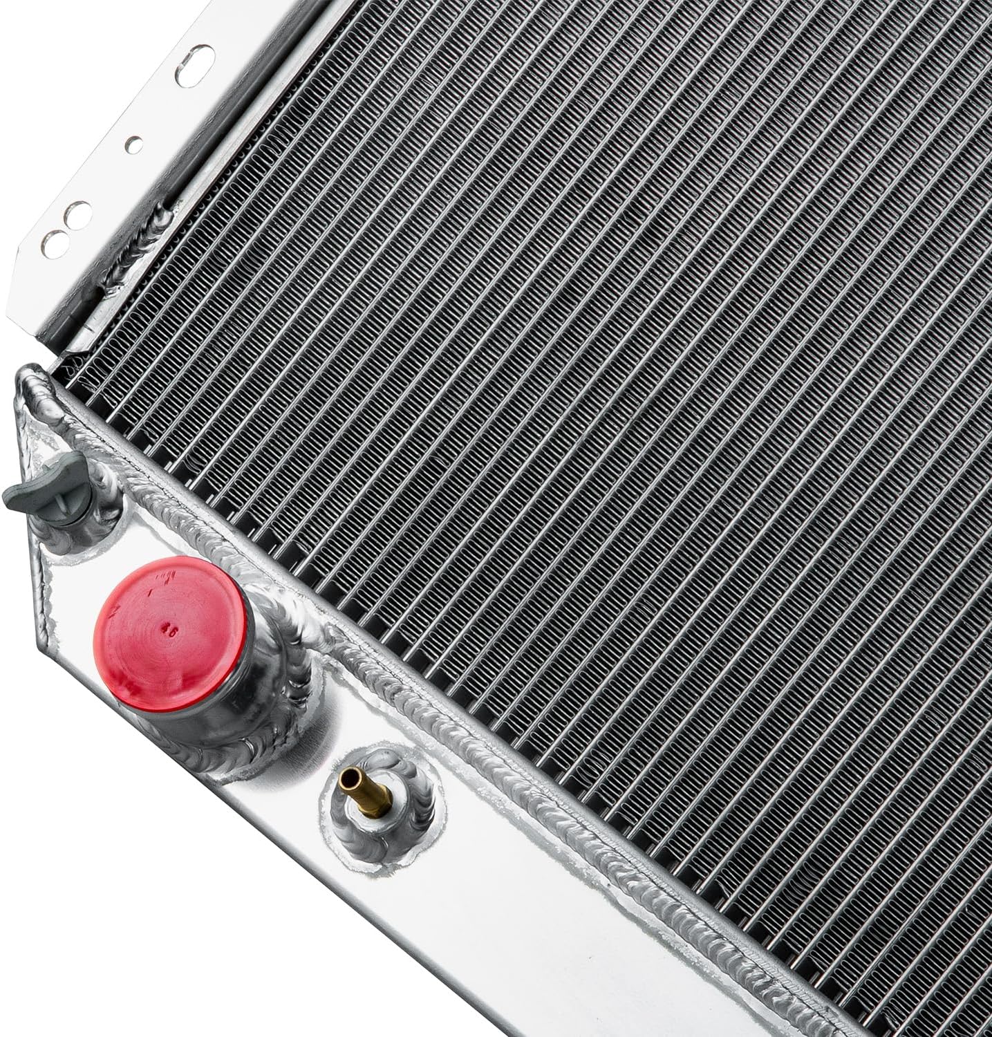 3 Row Radiator for 1966-1979 Ford F-100 F150 F250 F350 Bronco Truck Pickup DPI433 CU433 RAD433 1967 1968 1969 1970 1971 1972 1973 1974 1975 1976 1977 1978