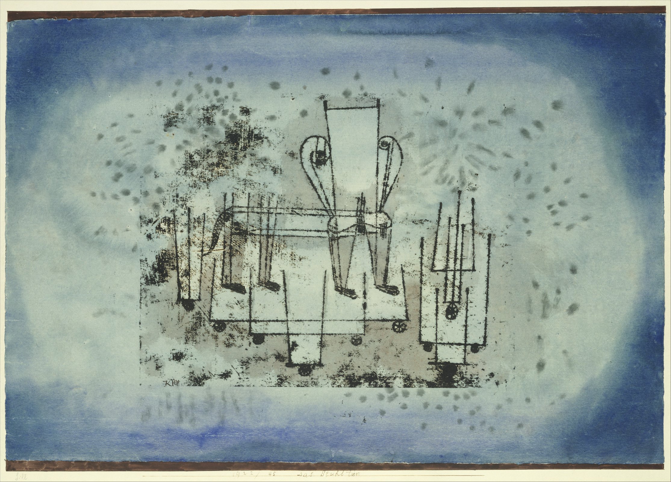 Cadre Paul Klee The Chair Animal pour sublimer la décoration de votre salon moderne