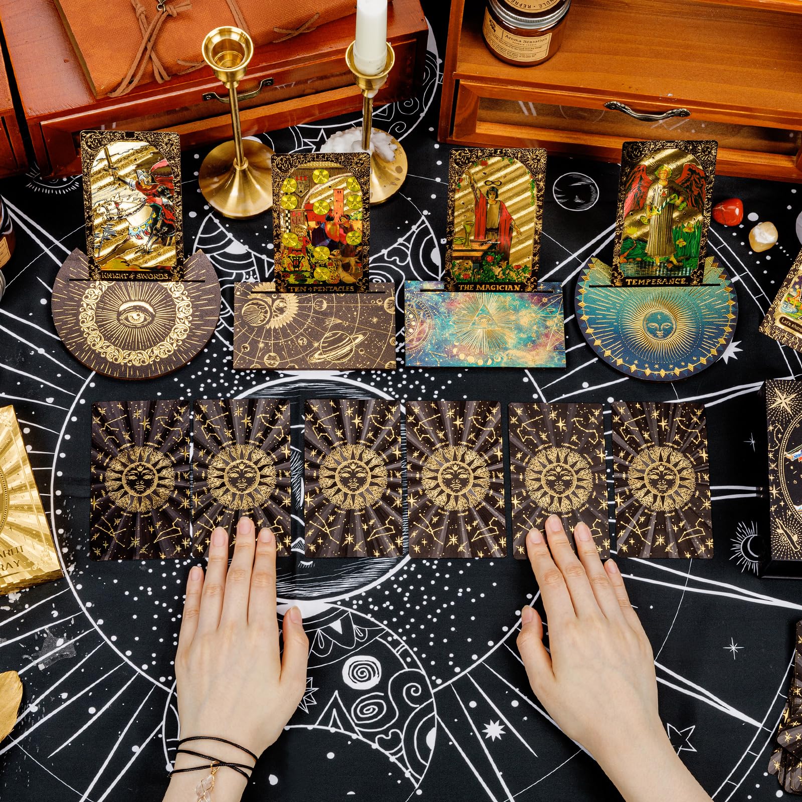 Amazon.co.jp: ALKALO タロットカード ガイドブック付き 80ピース