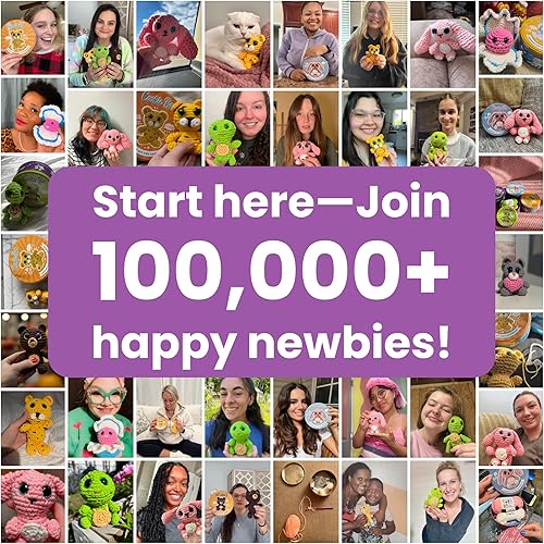 Miniatura 5 de Cookie Box Kit de ganchillo para principiantes - Aprende a tejer animales de peluche Amigurumi - Regalo - para niños y adultos - Hilo apto para