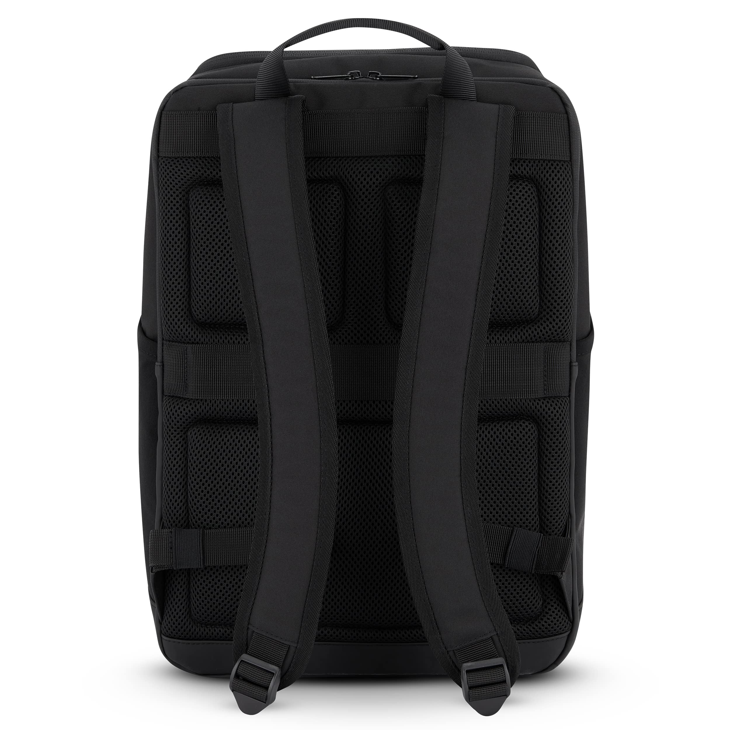 LARKSON Zaino per PC Donna e Uomo Nero - Niklas - Borsa per Computer portatile per Viaggi Lavoro e Scuola - Zainetto Antifurto - Leggero e Impermeabile