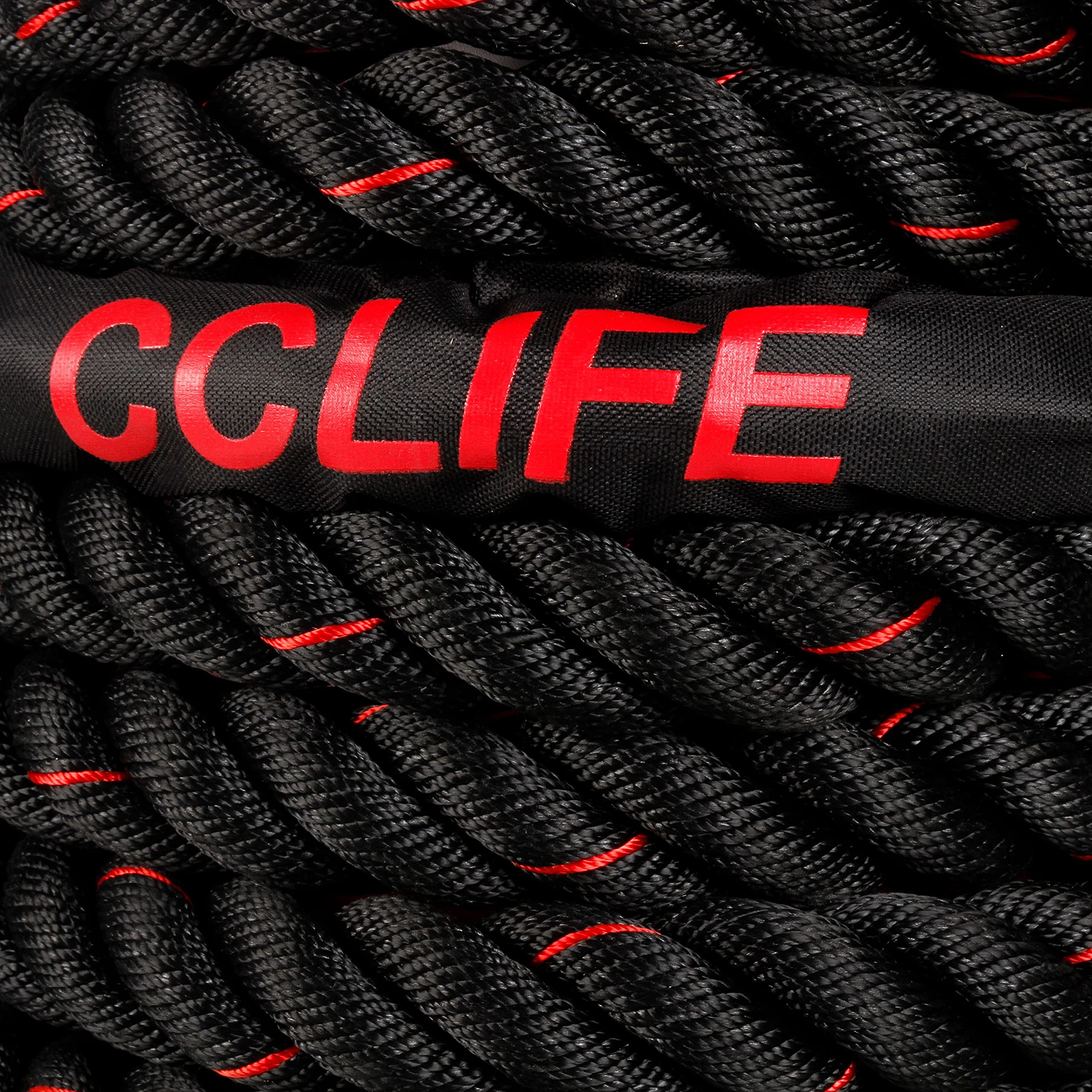 CCLIFE Battle Ropes Schlachtseil 9m 12m 15m Ø38mm Fitnesse Sport Tau Trainingsseil Fitnessseil Sportseil Battle Rope für Fitnessstudio Muskelaufbau