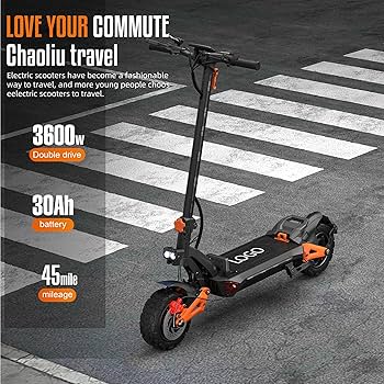 Amazon.com: WHOSU J26 Electric Scooter, 3600W Dual Motors