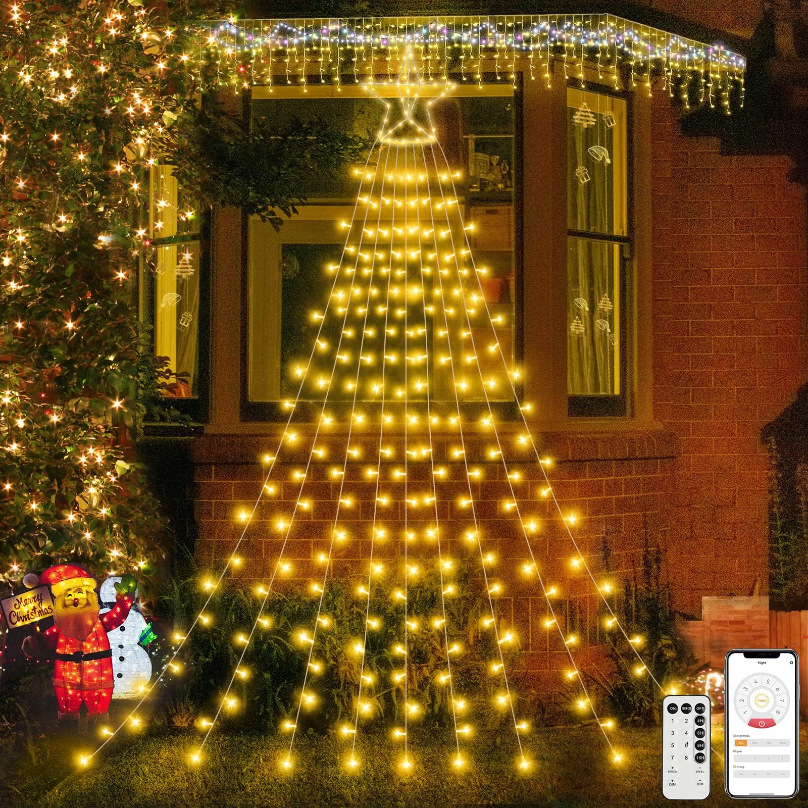 Faszinierend Led Weihnachtsbaumbeleuchtung Fr Aussen Fotos