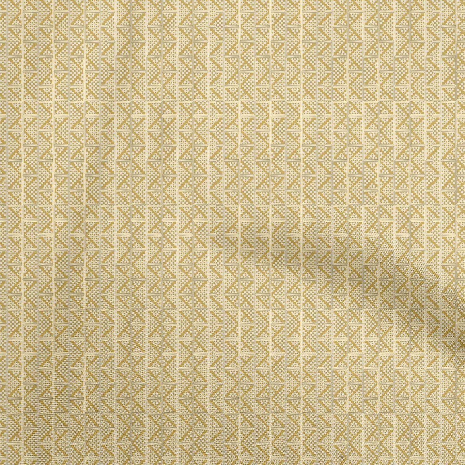 oneOone Cotton Flex Turquoise Blue Fabric Geometric Sewing Material Print Fabric By The Yard 40 Inch Wide-8