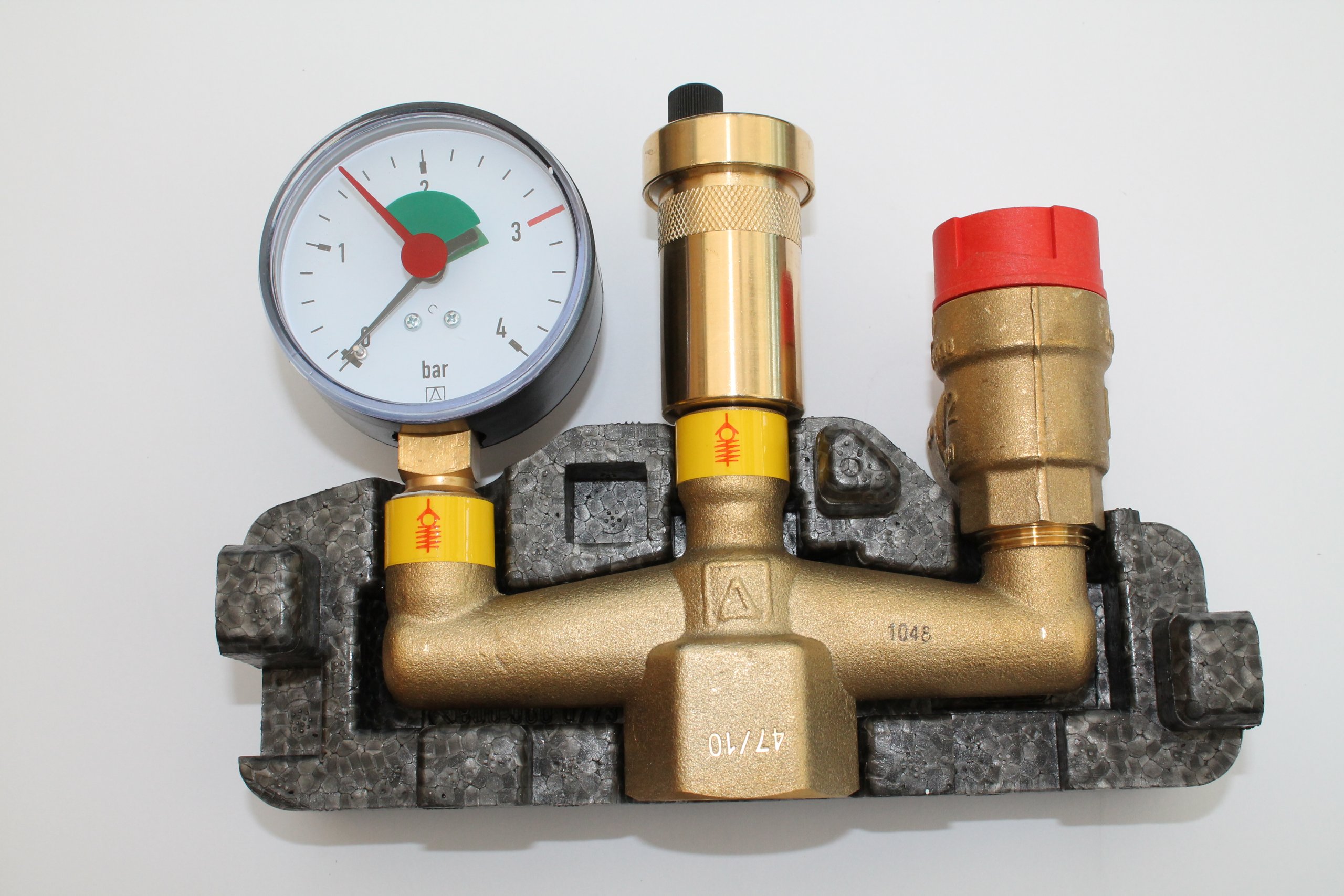 Afriso Indice de Euro de Caleffi Groupe de sécurité avec isolation