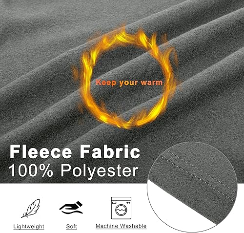 Miniatura 7 de urnexttour Travel Pillow and Blanket Set Neck Pillow Airplane Memory Foam and Compact Soft Airplane Blanket with Bag Womens Travel Essentials for