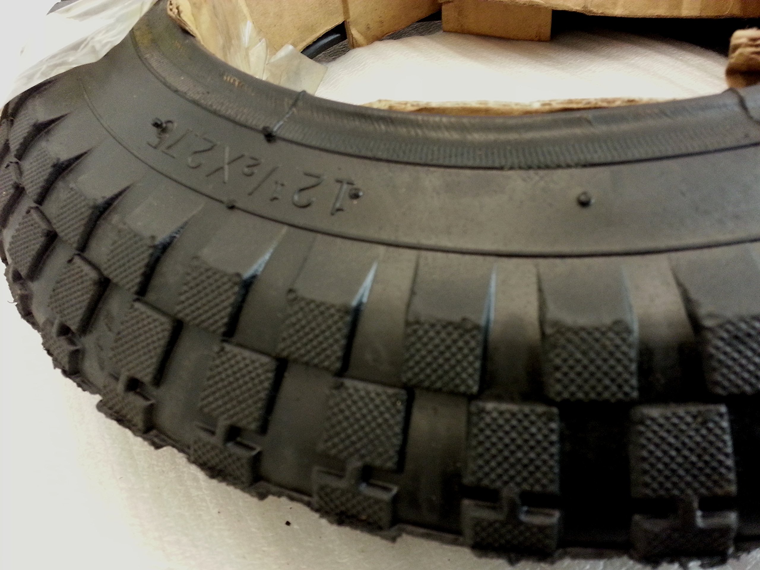 Copertone pneumatico 12 1/2 X 2.75 copertone 1 + 2 camere d'aria minimoto CROSS