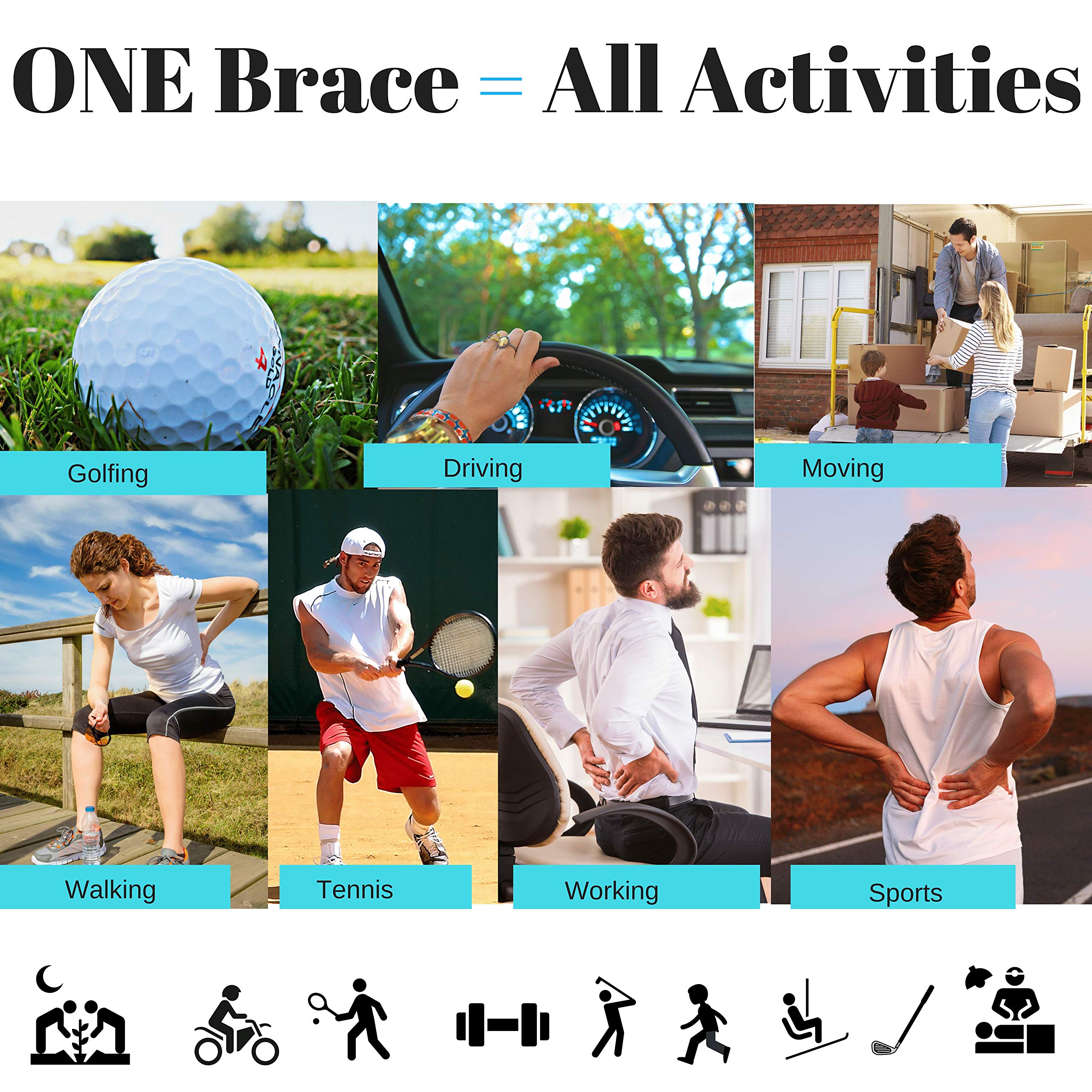 Bodymate® Compression Brace for Hip, Sciatica Nerve Pain Relief Thigh