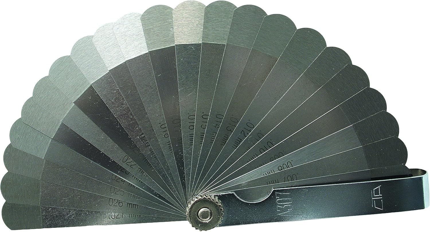 A307 22BLADE GONOGO FEELER GAUGE FOR PRECISE ADJUSTMENT SAE METRIC