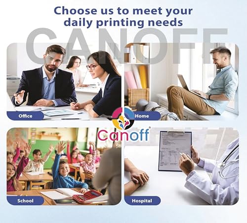 Image of CANOFF GI 70 Multicolor Compatible Ink for Canon Pixma G5070 G6070 G7070 GM2070 GM4070 Printer (Gi-70 CMYK)