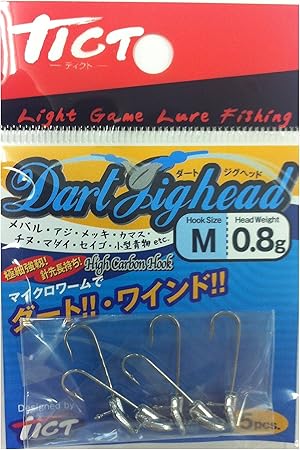 Amazon Tict ティクト ダートジグヘッド M 0 8g ティクト Tict フック 針