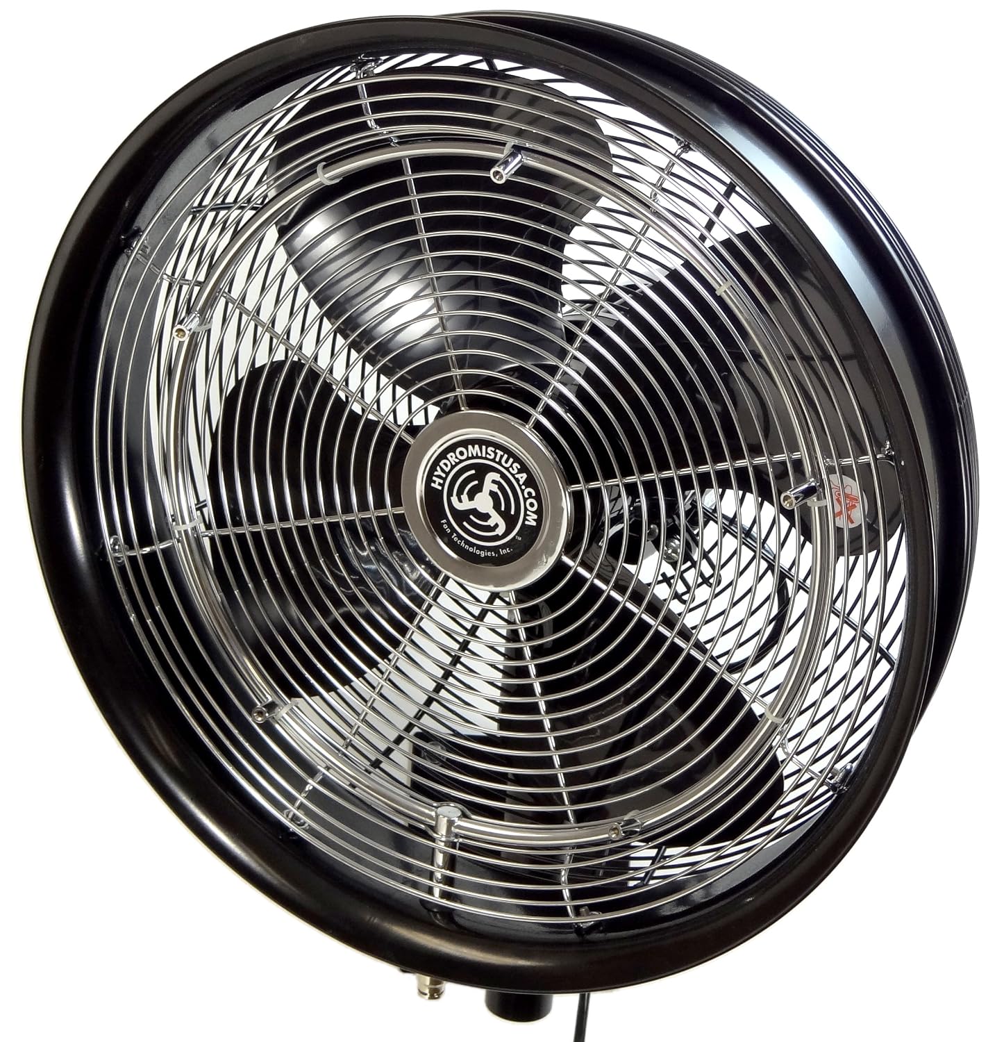 HydroMist R-S-1-18-5B 18" One Misting Fan Package, 1000 psi, Black