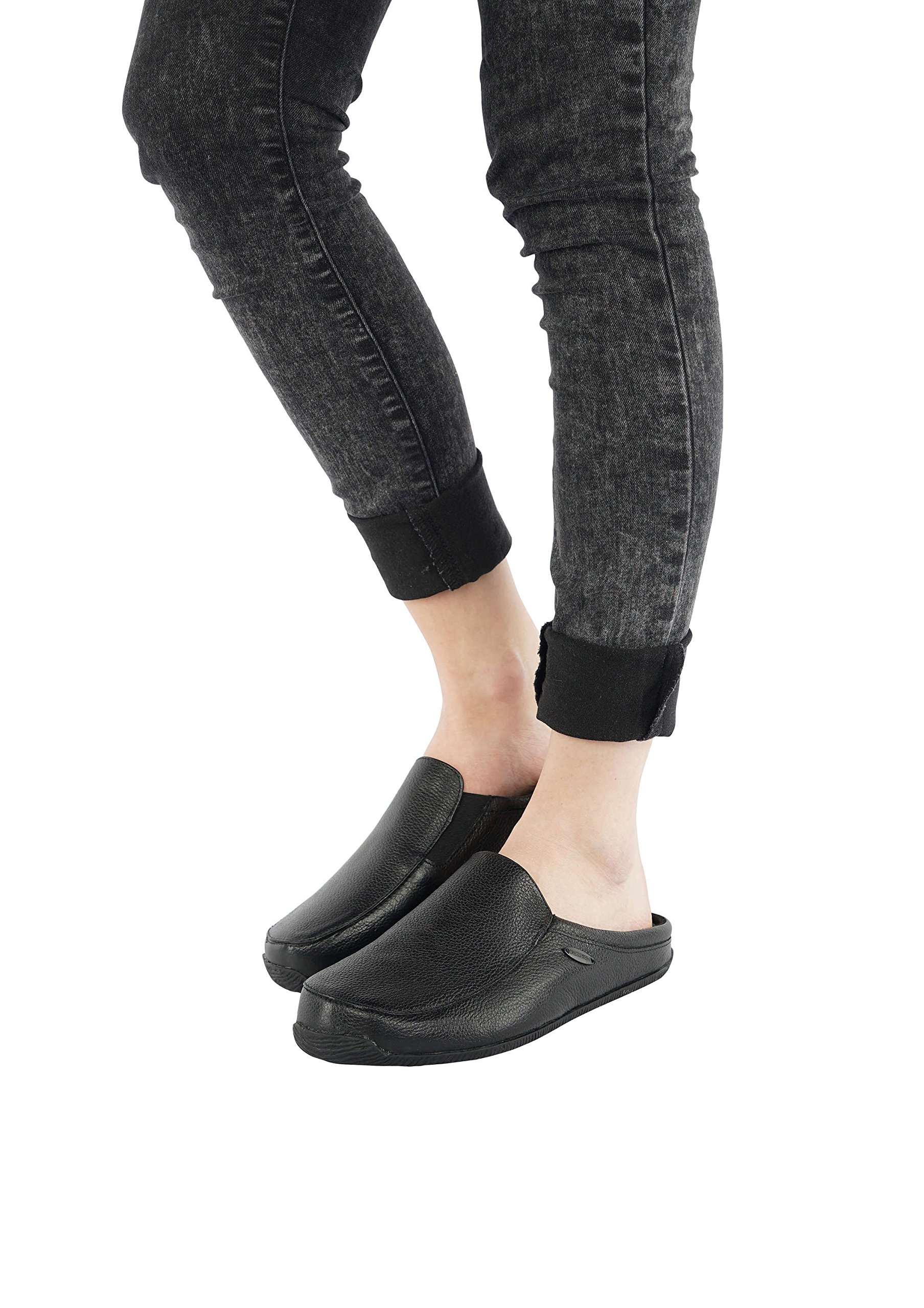 Giesswein Herren Giesswein Leder Hausschuh MantaSlipper