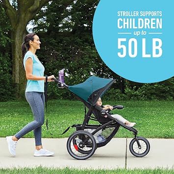 Graco FastAction Jogger LX Stroller - Drive, Convenient One-Hand Fold, ICS Compatible, Ideal for Parents on the Go