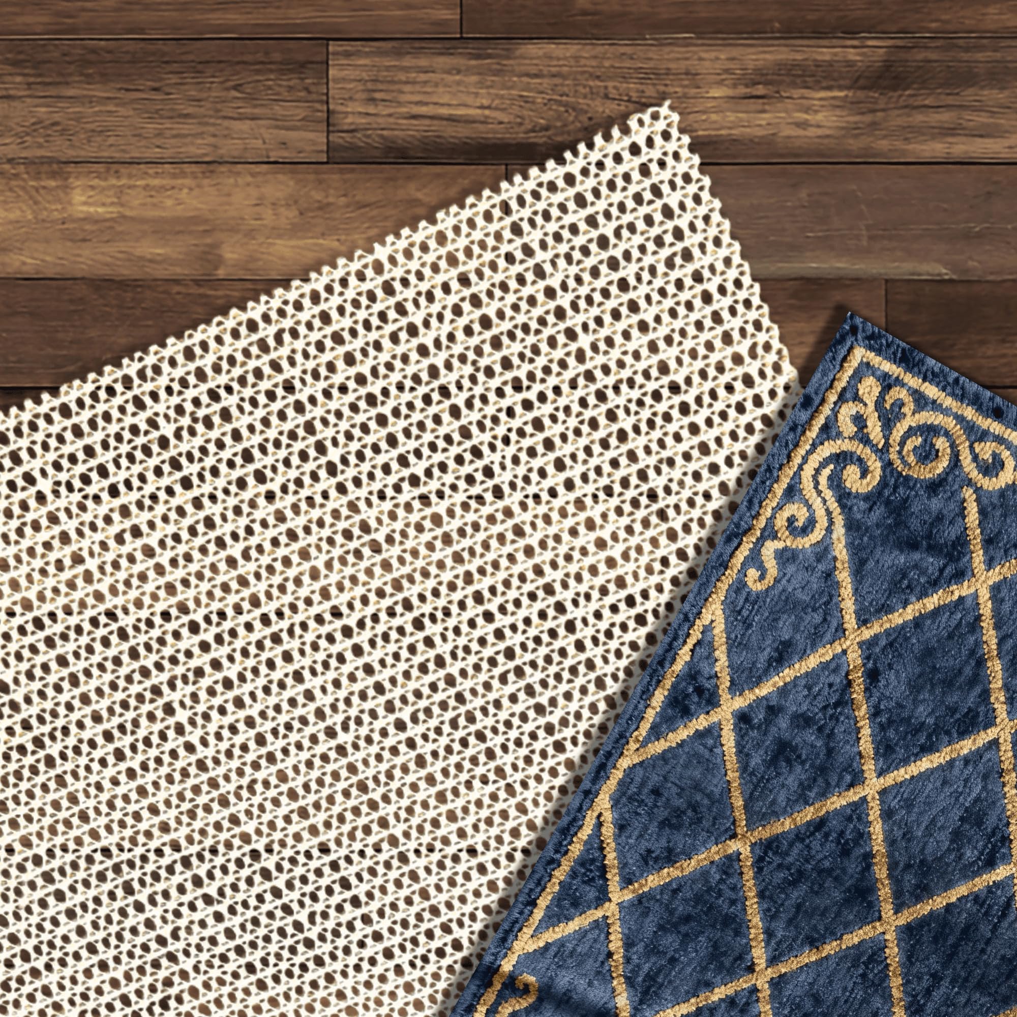 Antirutschmatte 160 x 230 cm rutschfeste Gleitschutz Teppich Stopper Waschbar Zuschneidbar für Teppiche Läufer Schublade Auto, Alle Böden, cremefarben