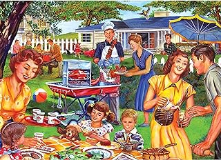 Cra-Z-Art - RoseArt - Back to The Past - Backyard BBQ - 750 Piece Jigsaw Puzzle