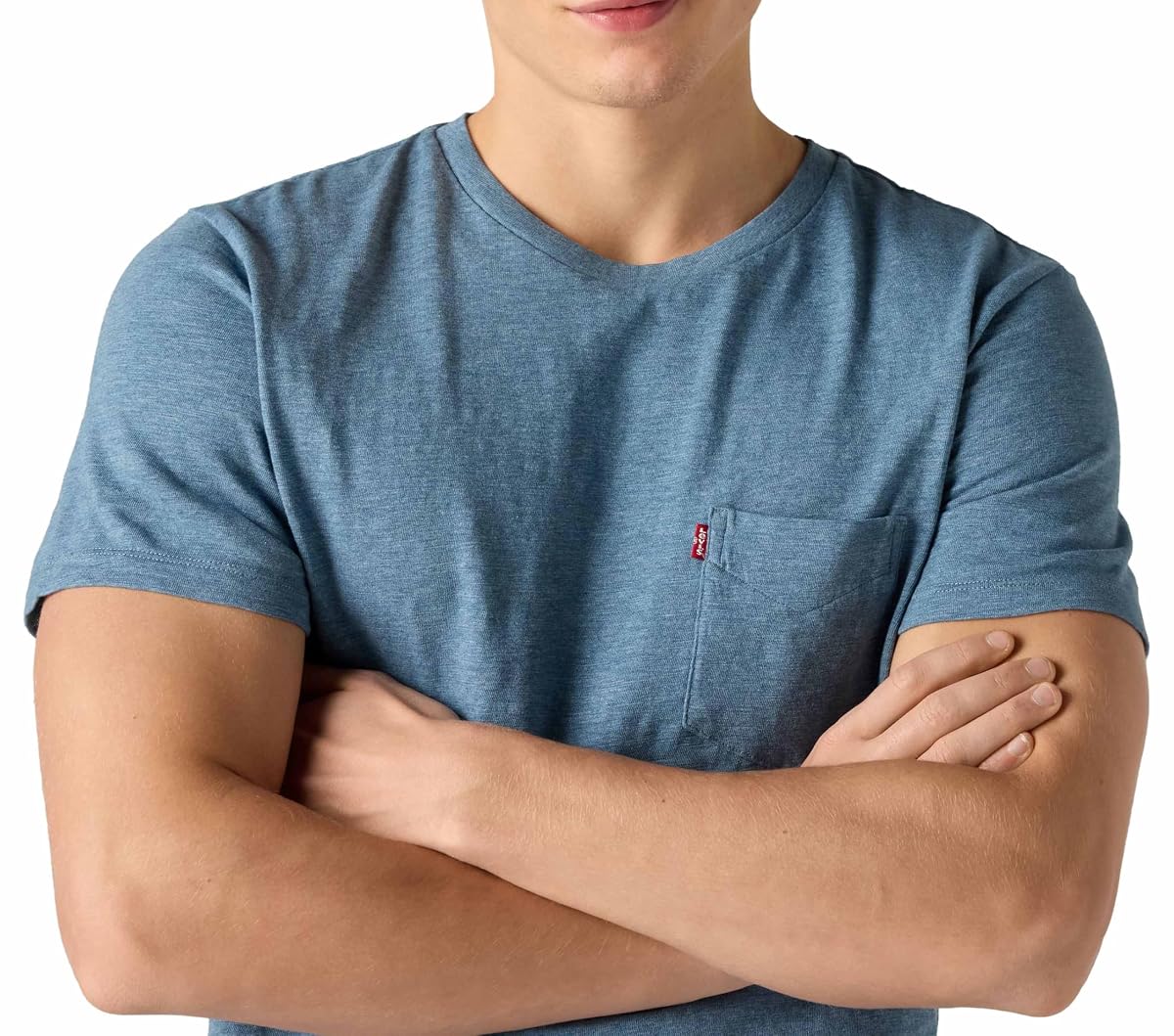 Levi’s Męski T-shirt Classic Pocket z kieszenią na piersi, standardowy krój