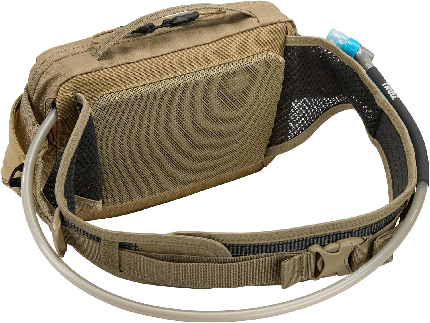 Thule Hip Hydration Hip Pack - Soft Zippered Phone Pocket - External Elastic Pockets - Inner Pockets for Organization - Reflective Details and taillight Loop image 4