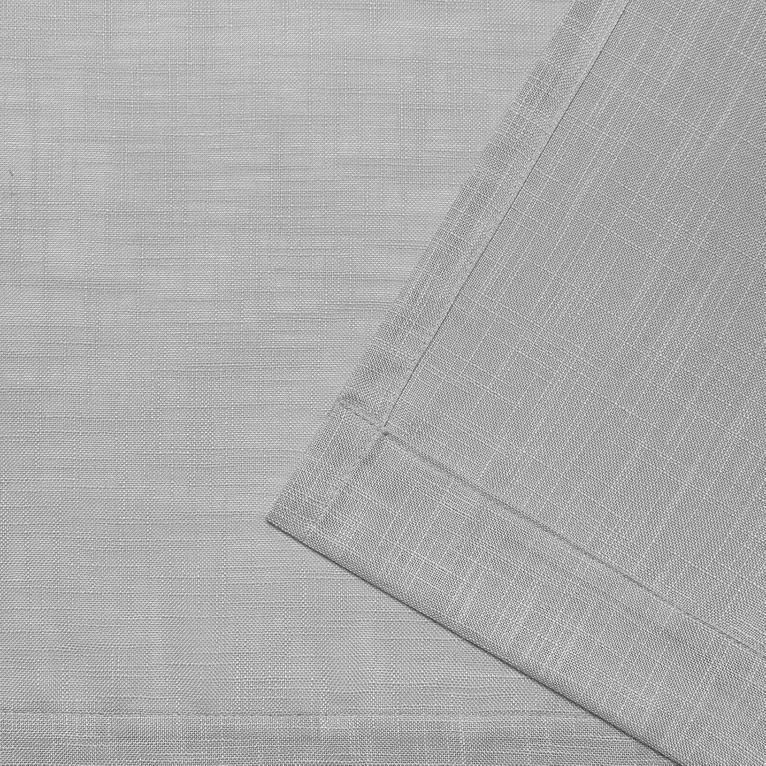 Exclusive Home Curtains Bella Window Curtain Panel Pair with Hidden Tab Top, 54x84, Silver, 2 Count