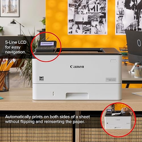 Miniatura 3 de Canon imageCLASS LBP246dw - Monochrome Duplex, Wireless Laser Printer, Single Function, Mobile Ready, with 1 Year Limited Warranty, 42 PPM, White
