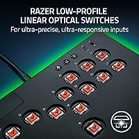 Vista 3 de Razer Kitsune All-Button Arcade Controller For PS5 PlayStation 5 & PC - Low-Profile Optical Switches - Slim Form Factor - Removable Top Plate
