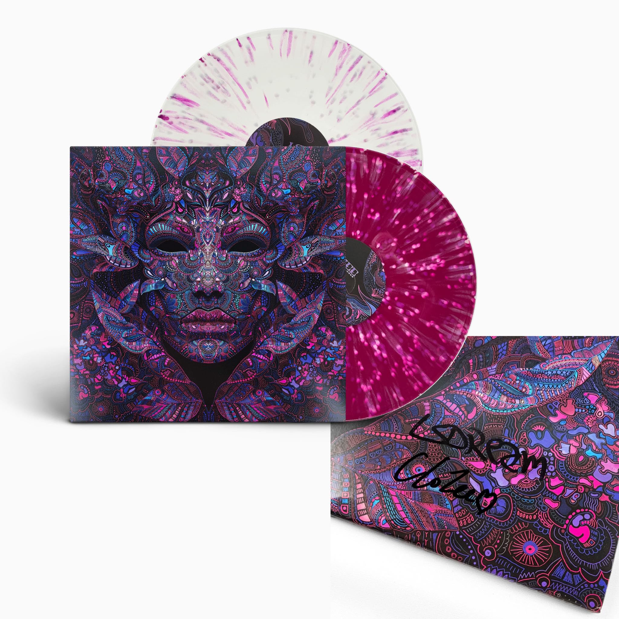 LSDREAM, CloZee - LSZEE Splatter Record SIGNED Jacket