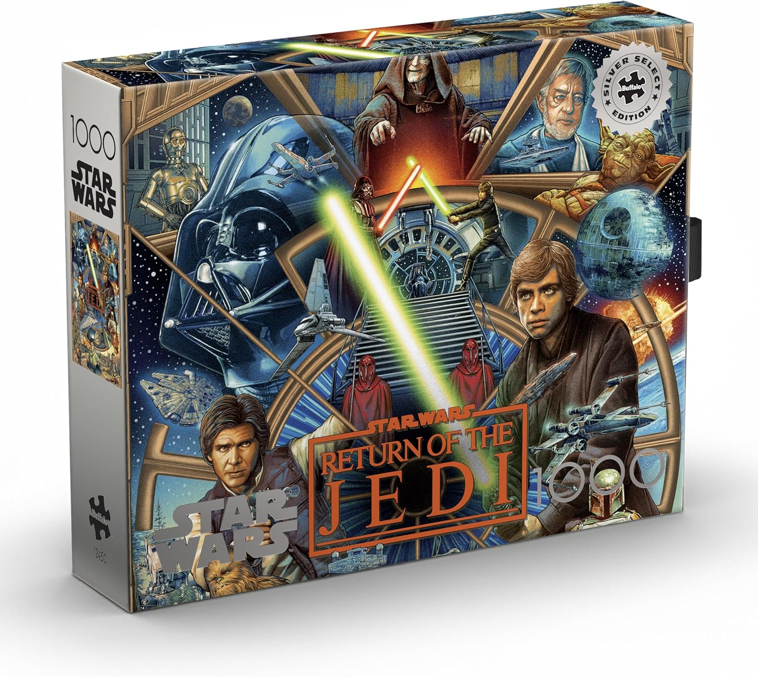 Buffalo Games – Star Wars™ End of an Era - 1000 Piece Silver Select Jigsaw Puzzle - Colorful Puzzles for Adults – Precision-Cut Pieces, Beautiful Artwork, and Hours of Relaxing Fun