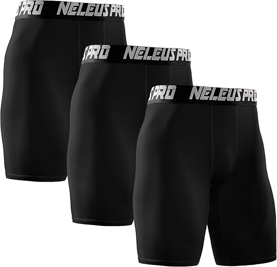 Men's 3 Pack Performance Compression Shorts