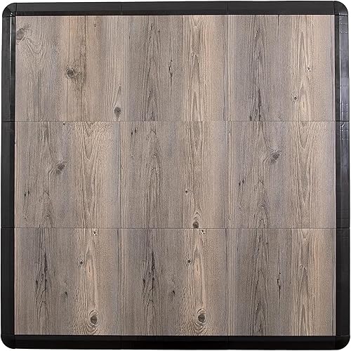 Miniatura 6 de Flooring Inc. - Kit de pista de baile de práctica de plástico ligero entrelazado de 3/8 pulgadas de grosor, suelo temporal impreso sobre alfombra