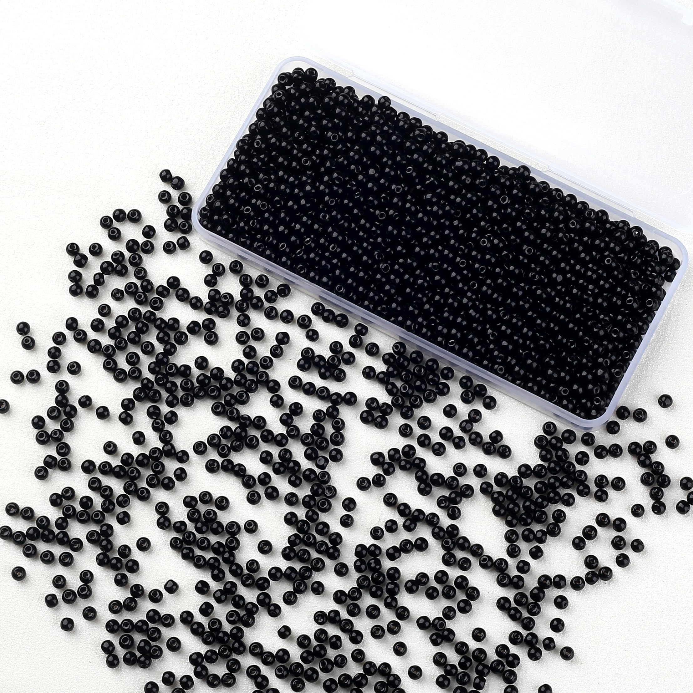 500 Glass Beads for Bracelets - Crafting Supplies -31