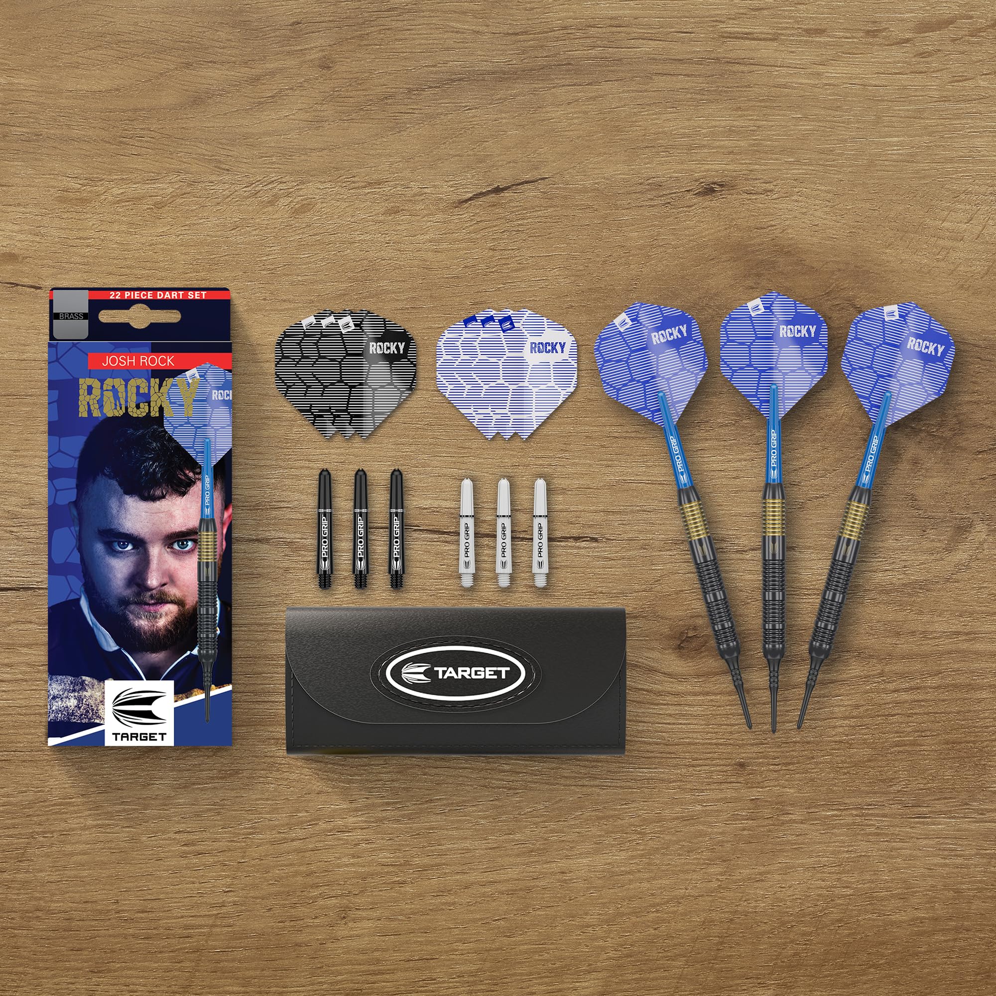 Amazon.com : Target Darts Josh Rock Soft Tip Darts, 18G Brass