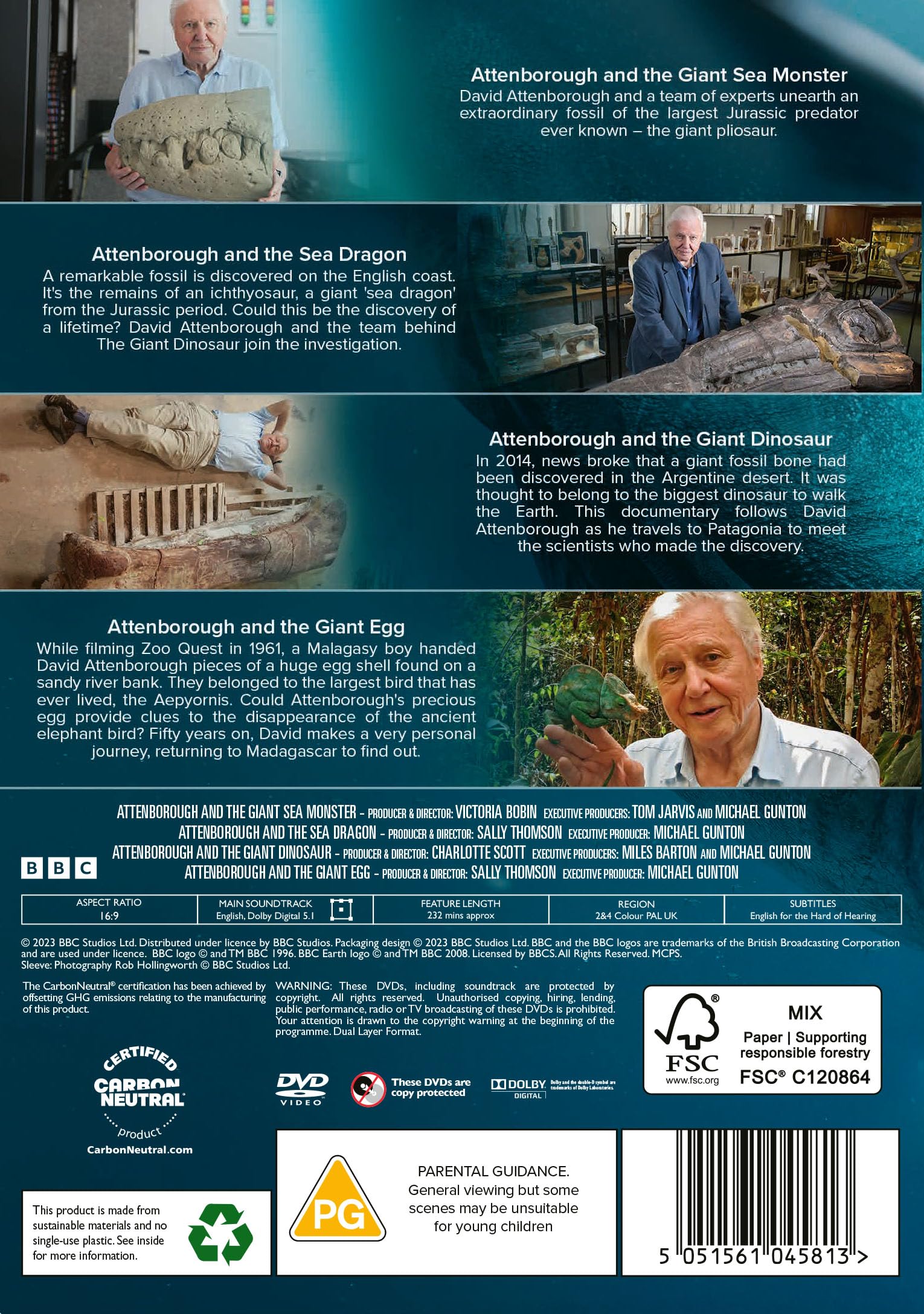 Attenborough and the Giant Sea Monster [DVD]