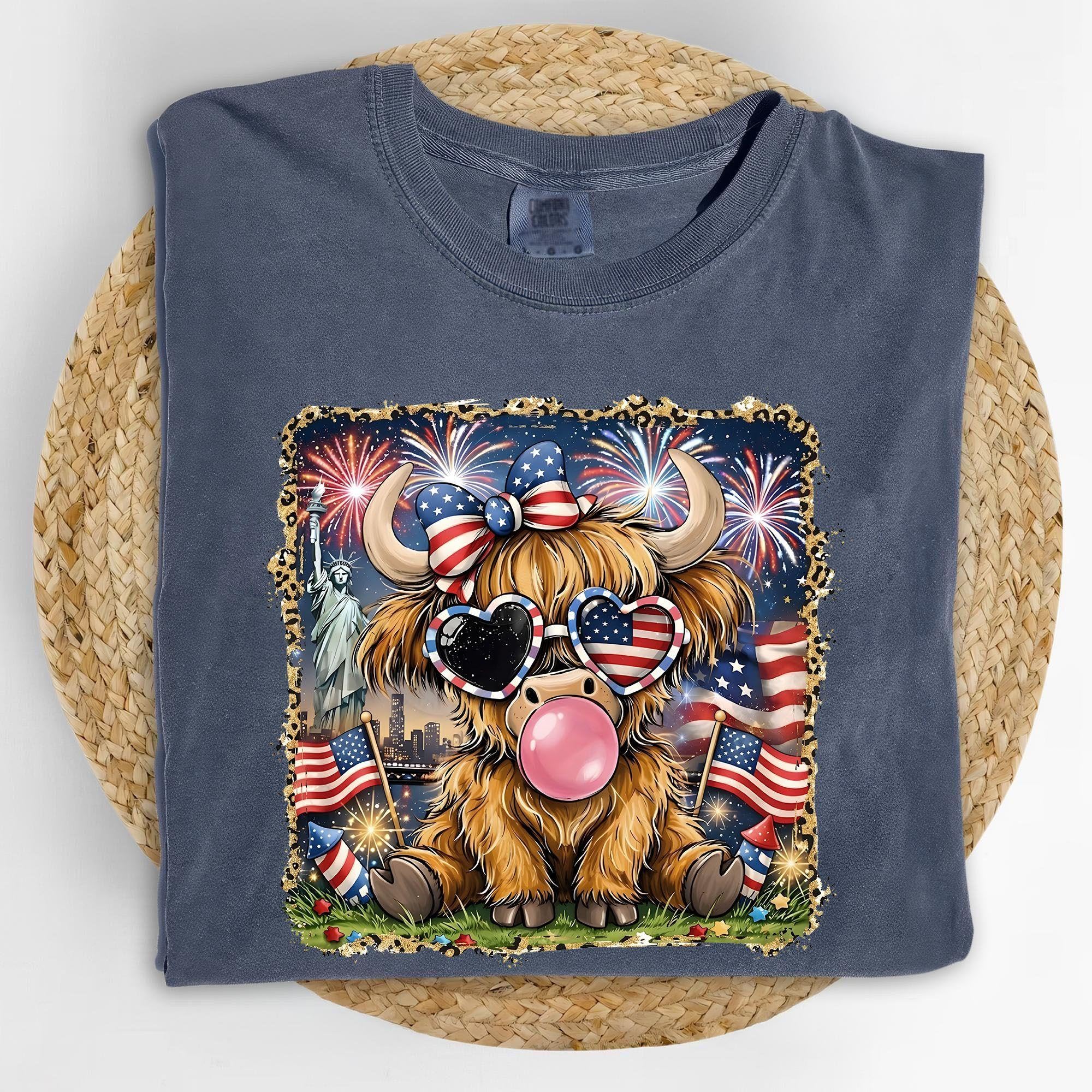 Comfort Colors Highland Cow Shirt � &hellip;