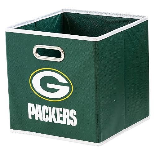 Franklin Sports NFL Storage Bins - Collapsible Cube Container +
