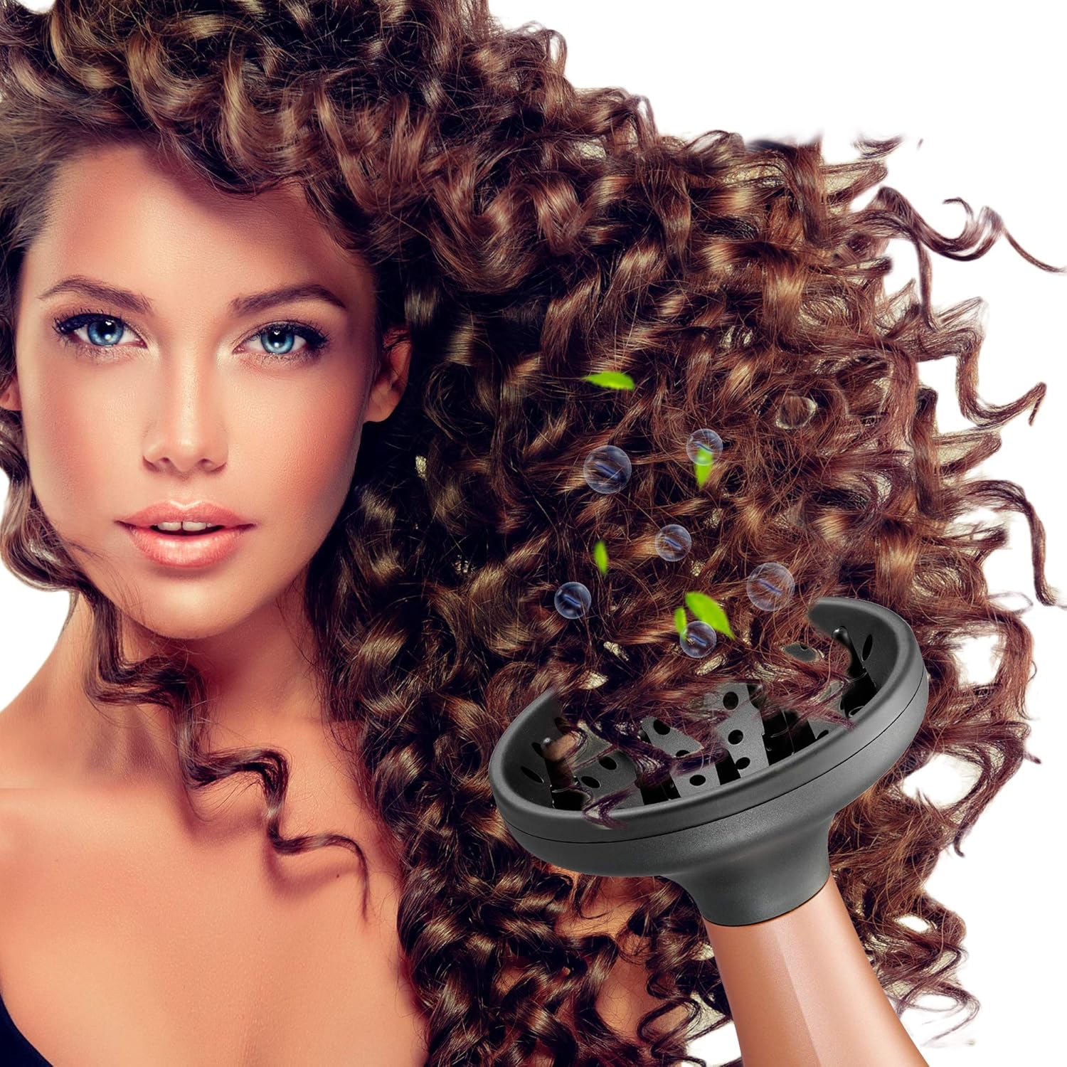 Buy Hair Blow Dryer Diffuser and Comb Attachments Set for NITION Hair