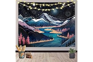 MAMHSABC Mountain Tapestry: A Surreal Tapestry for Bedroom