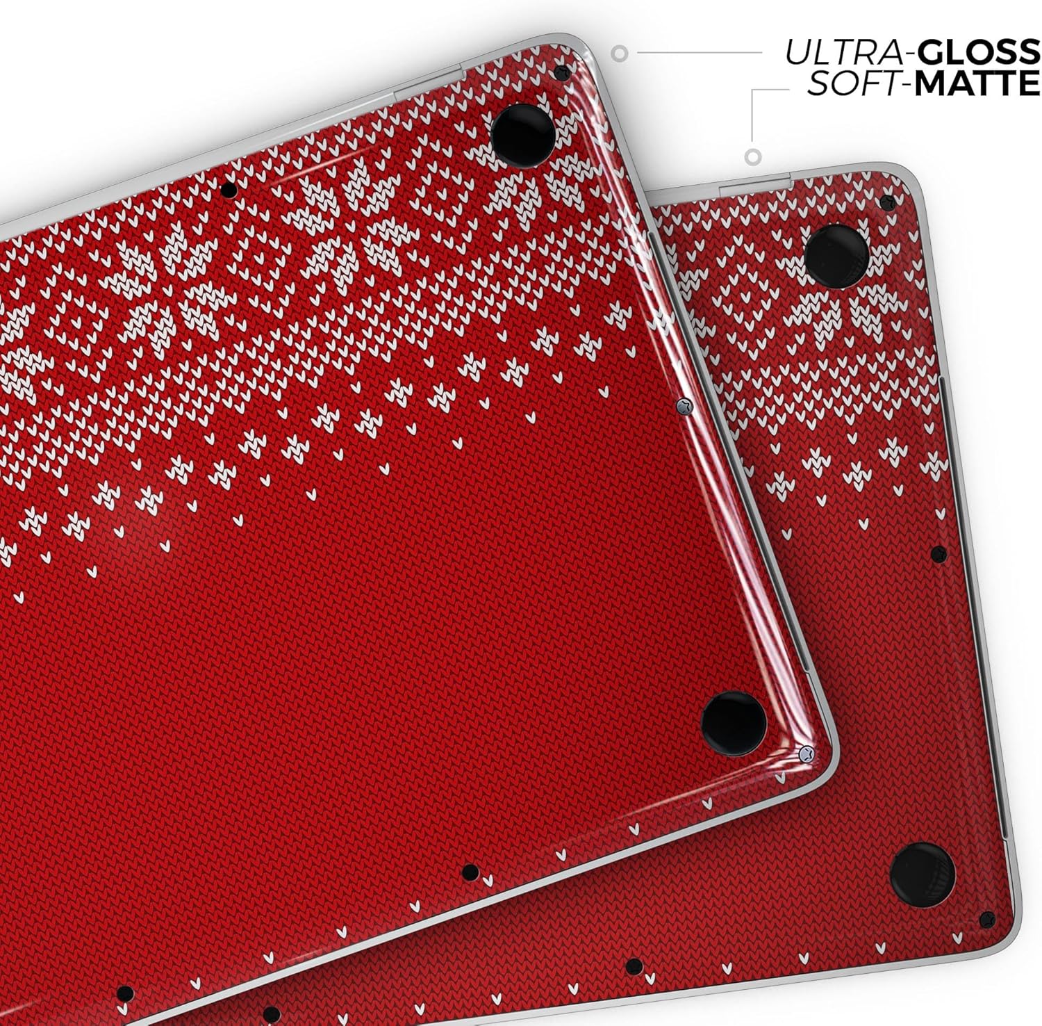 DesignSkinz - Compatible with MacBook Pro 16" M3/M4 (A2991/A3403) - Skin Decal Protective Scratch Resistant Vinyl Wrap - Knitted Ugly Christmas Sweater V4