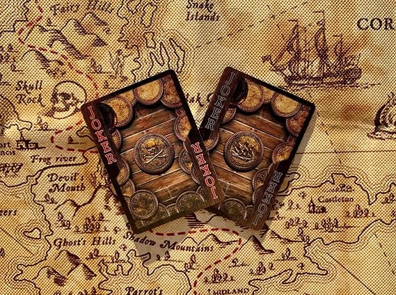 Jolly Roger Bicycle Playing Cards - Limited Edition Pirate-Themed Deck of Unique Black Playing Cards