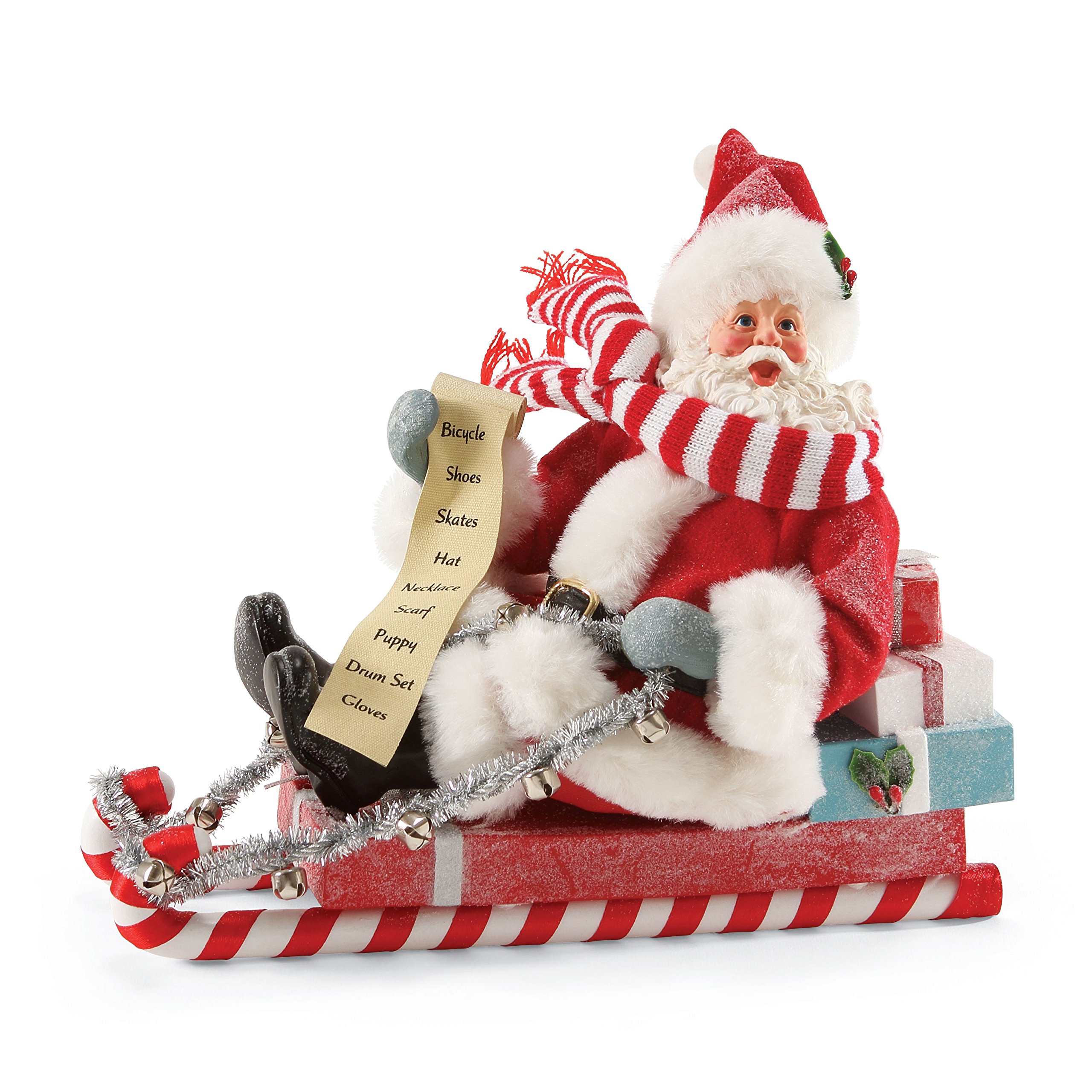 Department 56Possible Dreams by Peppermint Ride Santa 8 In