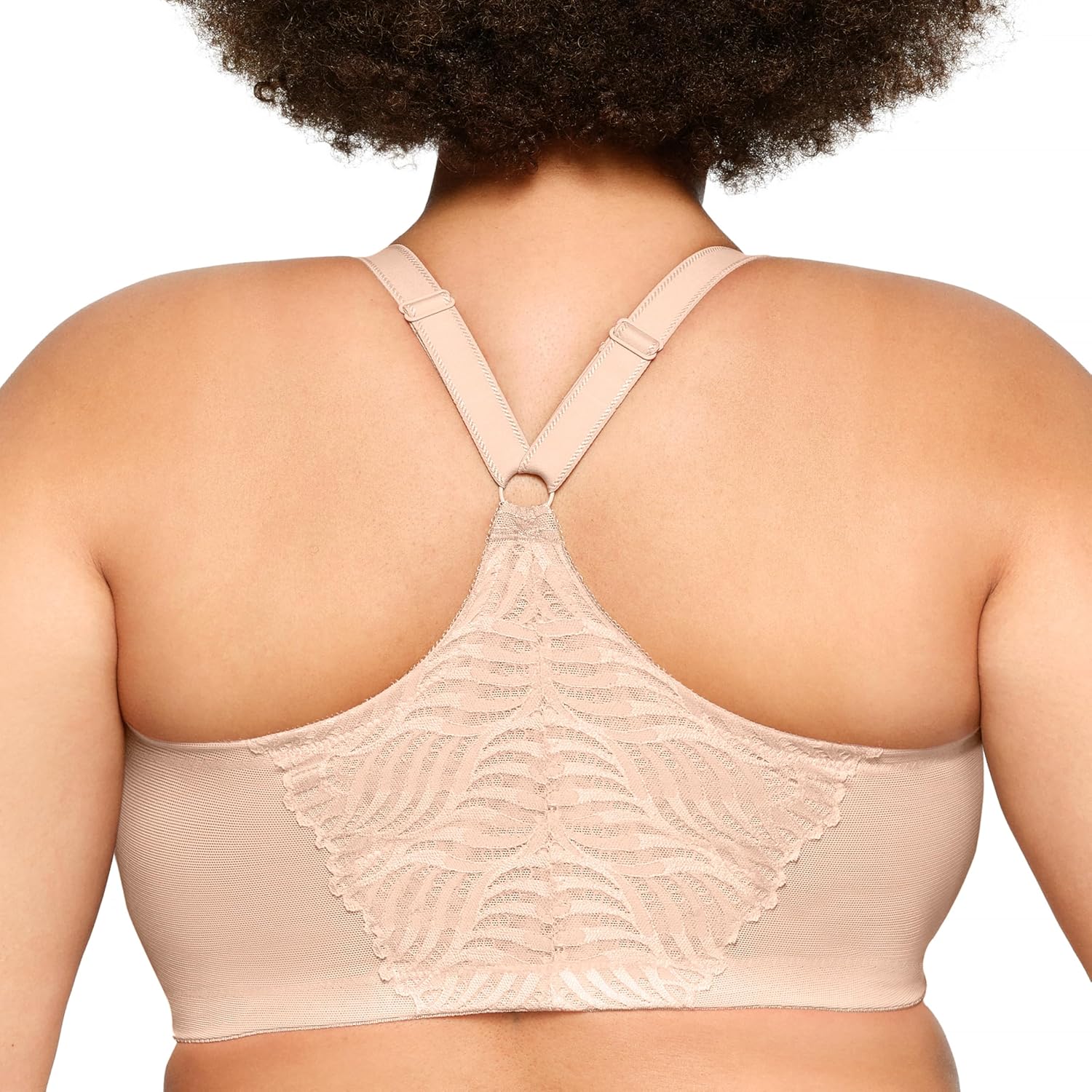 Glamorise Womens Front-Close T-Back Wonderwire Underwire #1246 - Image 2