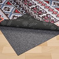 Cuckan 100% Waterproof Non-Slip Rug Pad 6x9 Ft, 1/8" Thick Felt Grippers for Hardwood & All Floors - Protects Rug & Floor