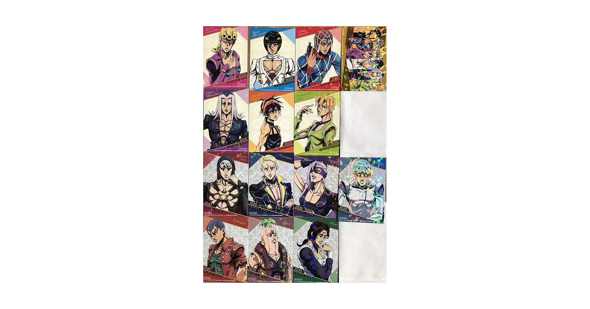 【ジョジョ】暗殺チーム ジョジョコレ ポストカード ジョジョ】暗殺チーム ジョジョコレ ポストカード キャラクター