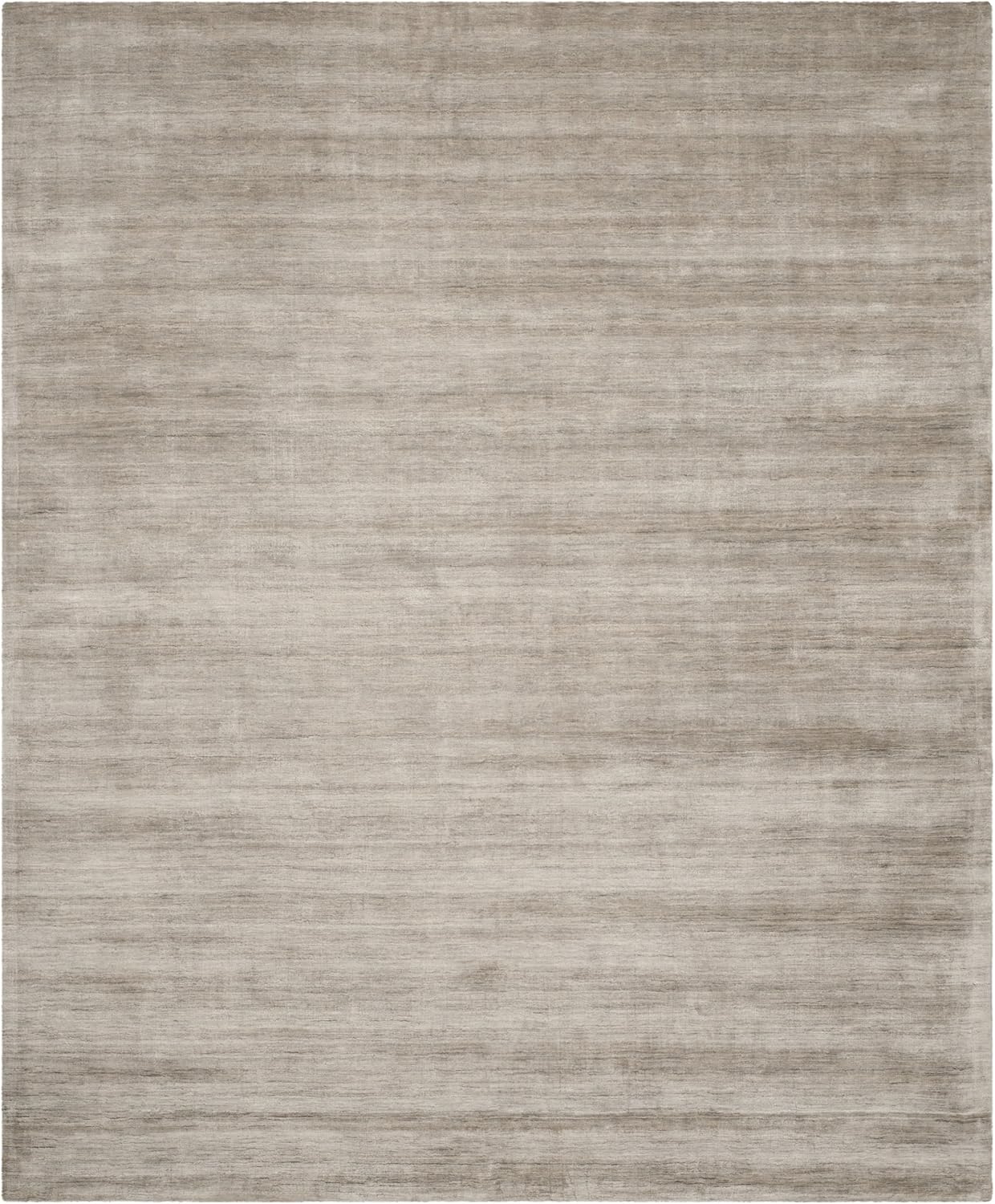 SAFAVIEH Mirage Collection Area Rug - 9' x 12', Silver & Grey, Handmade Modern Viscose, Ideal for High Traffic Areas in Living Room, Bedroom (MIR801A)