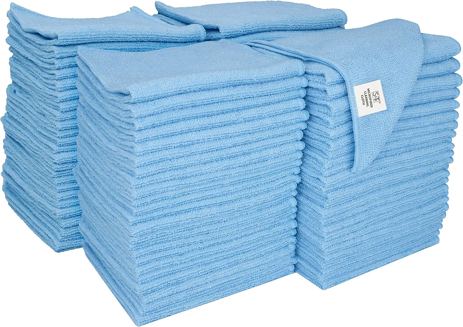 S&T INC. Microfiber Cleaning Cloth for Home, Bulk Cleaning Towels for