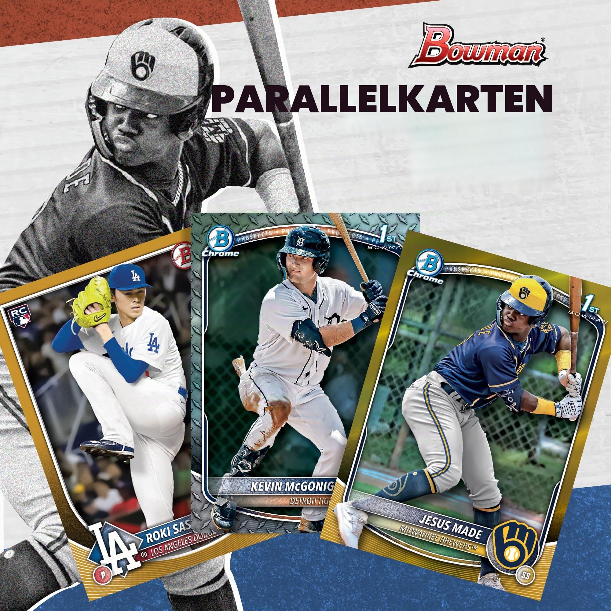 Bowman Baseball 2025 – werksseitig versiegelt – Vorteilsbox