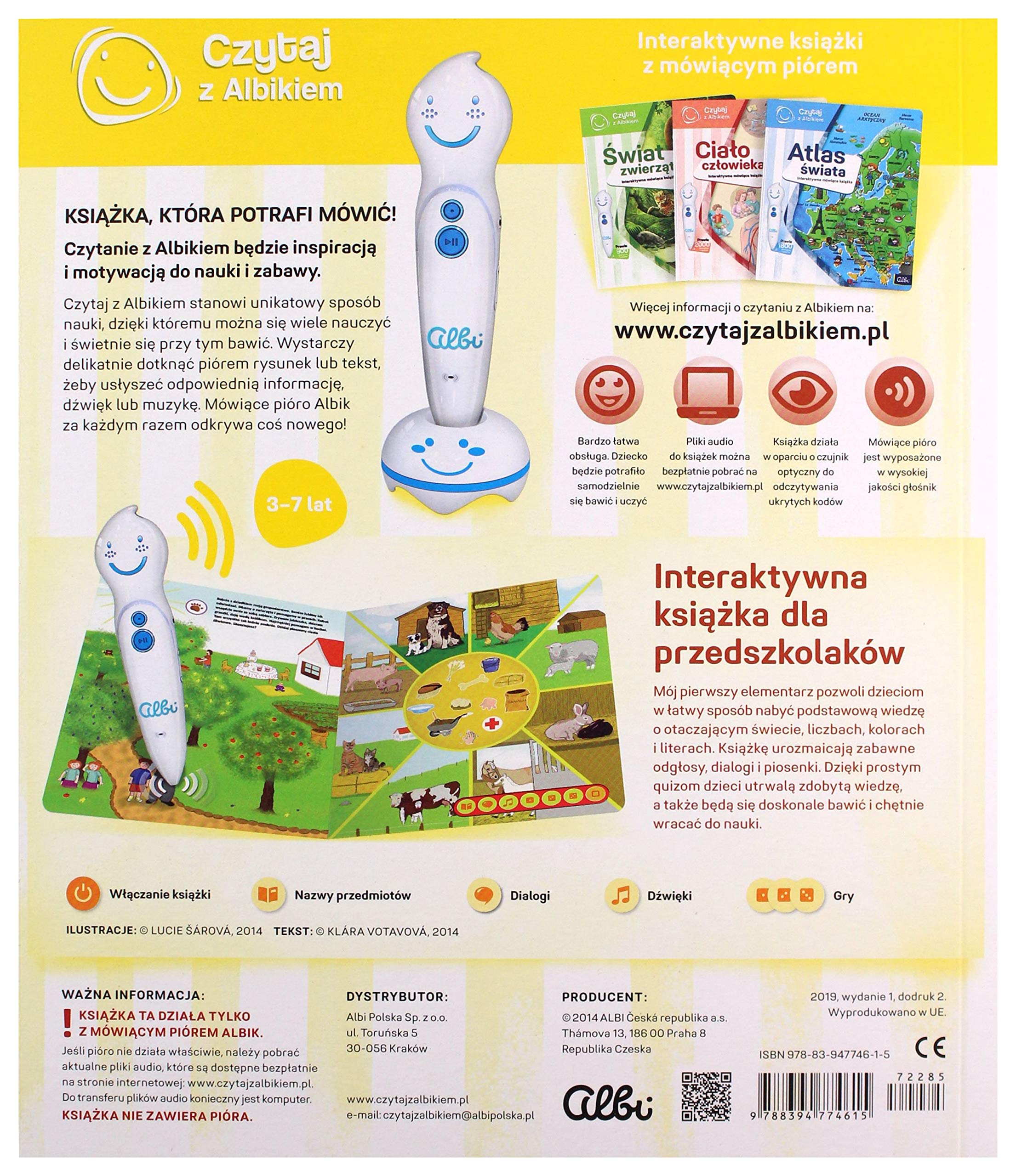 Czytaj z Albikiem Książka Mój pierwszy elementarz