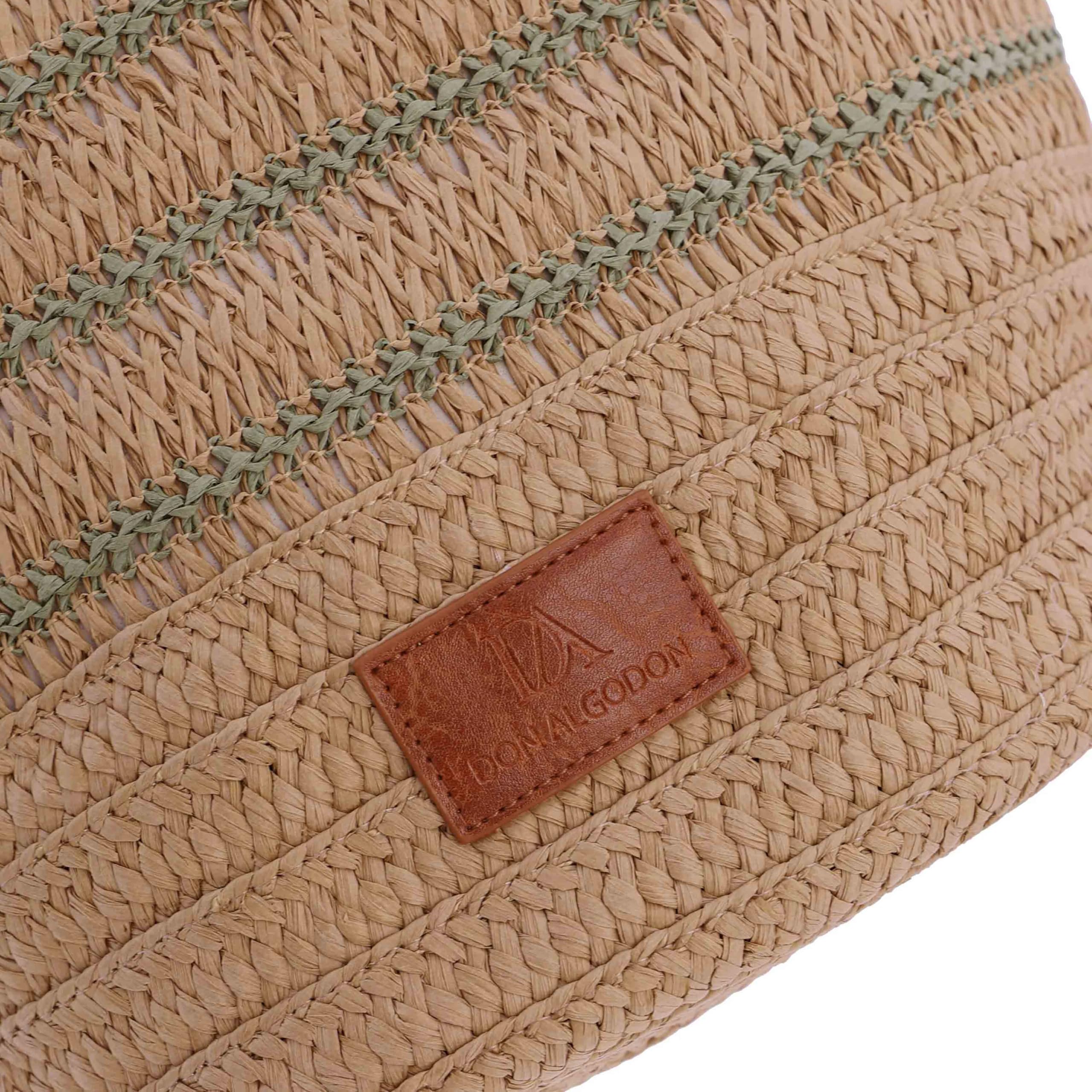 DON ALGODON - Bolso de mano de rafia para mujer - Bolso mano playa mujer - Bolsa playa para mujer Fione