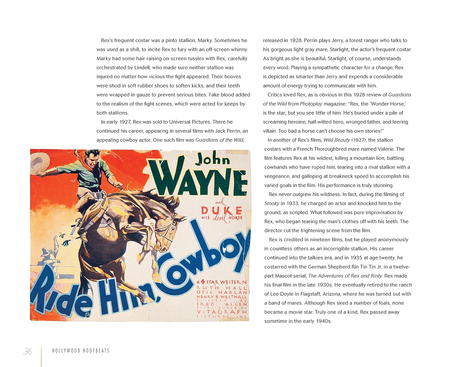 Hollywood Hoofbeats: The Fascinating Story of Horses in Movies and Television, Expanded and Updated 2nd Edition (CompanionHouse Books) The Truth about Trigger, Silver, the Avatar Direhorses, and More