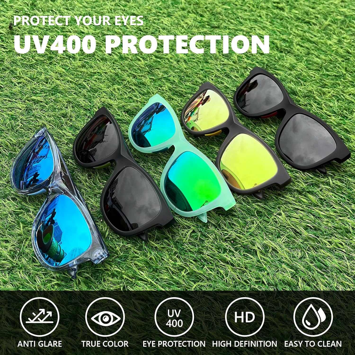 Oversized Sunglasses Mens Trendy Polarized Large Driving Sunglasses For Men and Women UV Protective Big Sunnies Shades - Image 8